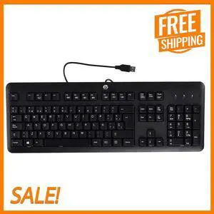 HP Slim Keyboard - Windows - Black - Spain Layout - Low Price! Fast Shipping!