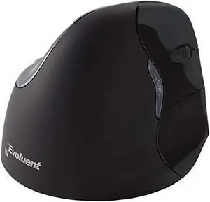 Evoluent VM4RM VerticalMouse 4 Right Hand Ergonomic Mouse with Bluetooth Connection for Mac OS (Regular Size)