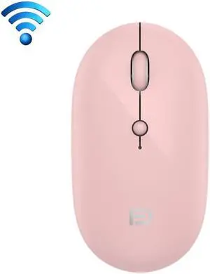 FOETOR E100us 2.4G + Type-C / USB-C Rechargeable Dual Modes Wireless Mouse (Pink)