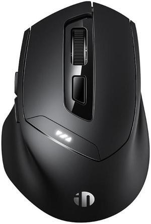 Inphic DR01 Bluetooth 3 Mode Wireless Mouse Charging Quiet Office Game Laptop Computer Home Use DR01 (Black) (Black)