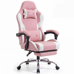 Dowinx Ergonomic Gaming Chair, Reclining Office Chair with Lumbar Support, Adjustable Height & Headrest Pillow, 90°155° Adjustable Backrest, Comfortable for Streaming Long Gaming,Pink Dowinx Ergonomic Gaming Chair, Reclining Office Chair with Lumbar Support, Adjustable Height & Headrest Pillow, 90°155° Adjustable Backrest, Comfortable for Streaming Long Gaming,Pink