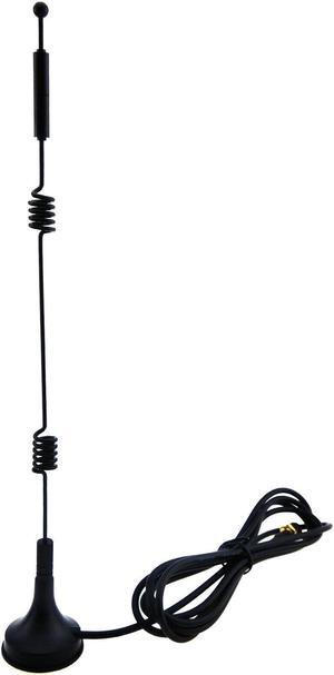 QAREQU 12dBi WiFi Bluetooth Antenna Dual Band AC RP-SMA Hole Extension Cable Magnetic Base
