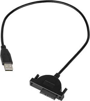 SATA to USB Cable Laptop Internal BD DVD CD Drive 13 pin External Adapter