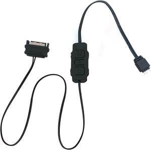 3pin 5V to SATA ARGB Controller Computer PC RGB Fan Cable Adapter LED Switch