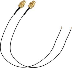 QAREQU M.2 to RP-SMA Extension Cable 30cm for AX210 AX200 MHF4 Wire External Antenna