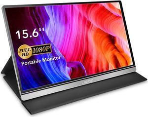 Portable Monitor - Lepow Z1-Gamut (2020) 15.6 Inch FHD 1080P 100% sRGB Computer Display USB C Eye Care Screen with HDMI Type-C Speakers for Laptop PC MAC Phone Xbox PS4 Include Smart Cover