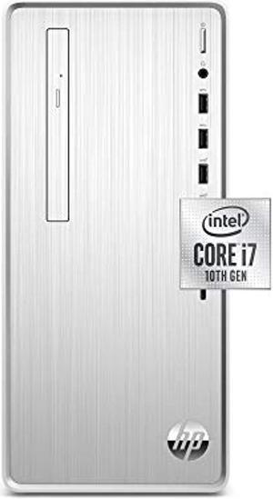 HP Pavilion Desktop 10th Gen Intel Core i710700 Processor 16 GB RAM 1 TB Hard Drive  256 GB SSD Windows 10 Home TP011070 Silver 13Z06AAABA
