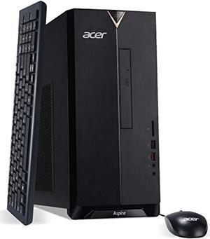 Acer Aspire TC-885-UA91 Desktop, 9th Gen Intel Core i3-9100, 8GB DDR4, 512GB SSD, 8X DVD, 802.11AC Wifi, USB 3.1 Type C, Windows 10 Home,Black (DT.BE0AA.001)
