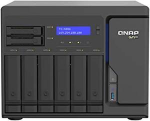 QNAP TS-h886 8 Bay Enterprise NAS with Intel Xeon D-1622 CPU and Four 2.5GbE Ports (TS-h886)