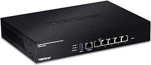 TRENDnet Gigabit Multi-WAN VPN Business Router, TWG-431BR, 5 x Gigabit Ports, 1 x Console Port, QoS, Inter-VLAN Routing, Dynamic Routing, Load-Balancing, High Availability, Online Firmware (TWG-431BR)