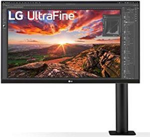 LG 27" IPS UHD IPS Monitor for Business with Ergonomic Stand 5 ms FreeSync (AMD Adaptive Sync) 3840 x 2160 (4K) HDMI, DisplayPort, USB, Audio Flat Panel UltraFine 27BN88U-B