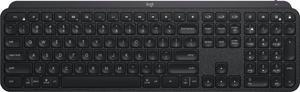Logitech - MX Keys Advanced Wireless Illuminated Keyboard - Black (920-009295)
