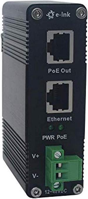  PoE Splitter 12V 802.3bt Compliant Gigabit Port, Industrial  10/100/1000Mbps IEEE802.3bt Power Over Ethernet Splitter Adapter with 12V  Output for Surveillance Camera CCTV/VoIP Phone : Electronics