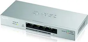 Zyxel 5-Port Gigabit Ethernet Web Managed PoE Switch with 60 Watt Budget [GS1200-5HP] (GS1200-5HP)