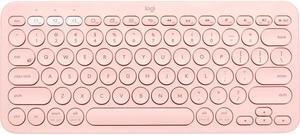 Logitech - K380 Bluetooth Scissor Keyboard - Rose (920-009599)