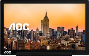 AOC - I1601C 15.6" LED IPS FHD USB-C Portable Monitor - Black (I1601C)