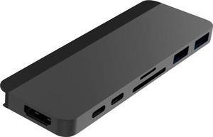 Sanho HyperDrive DUO HD28C-GRAY Hub 7-in-2 for MacBook Pro/Air