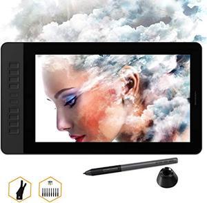 GAOMON PD1561 Pen Display with Tilt-Support Battery-Free 8192 Level Pen 10 Shortcut Keys HD Screen Drawing Tablet with Monitor Stand - 15.6 Inches