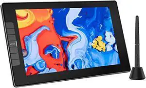 VEIKK VK1200 Drawing Monitor Full-Laminated Graphics Drawing Tablet Monitor with Tilt Function Battery Free Stylus and 6 Shortcut Keys (8192 Levels Pen Pressure and 72% NTSC)-11.6 Inch IPS (M4-VK1200)