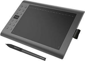 GAOMON M106K 10 x 6 Inches Painting Digital Graphics Pen Tablet with 12 Express Keys and 16 Softkeys (ca-M106K)
