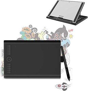 GAOMON M10K PRO 10 x 6.25'' Tilt  and  Radial Support Drawing Tablet Can Work on Android OS  and  PC ,Comes with GAOMON Tablet Stand GMS01