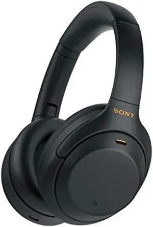 Sony WH-1000XM4 Wireless Industry Leading Noise Canceling Overhead Headphones with Mic for Phone-Call and Alexa Voice Control, Black (WH1000XM4/B)