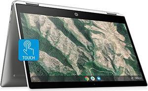 HP X360 14 Chromebook Laptop Computer 14" HD SVA Touch Display Intel Pentium Dual-Core N5000 Processor 4GB DDR4 128GB eMMC WiFi Webcam Chrome OS Google Classroom Compatible w/ 32GB SD Card (9UY16UA)