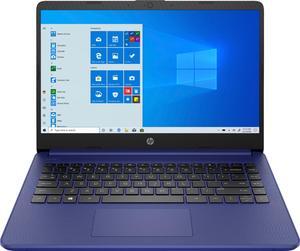 HP - 14" Laptop - Intel Celeron - 4GB Memory - 64GB eMMC - Indigo Blue (14-DQ0005DX)