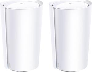TP-Link - Deco X90 (2-pack) AX6600 Whole Home Mesh Wi-Fi 6 System - White (DECOX90(2-PACK))
