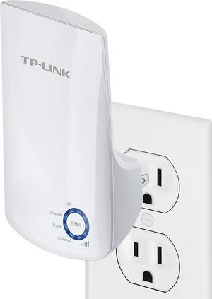 TP-Link - N300 Wi-Fi Range Extender with Ethernet Port - White (TLWA850RE)