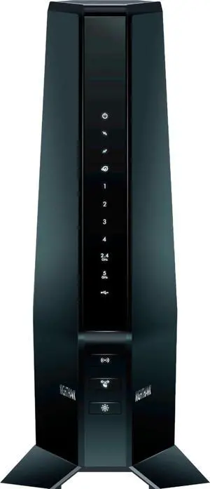 NETGEAR - Nighthawk AX2700 Router with 32 x 8 DOCSIS 3.1 Cable Modem - Black (CAX30S-100NAS) NETGEAR - Nighthawk AX2700 Router with 32 x 8 DOCSIS 3.1 Cable Modem - Black (CAX30S-100NAS)