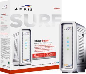ARRIS - SURFboard 32 x 8 DOCSIS 3.1 Cable Modem - White (SB8200)