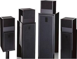 MartinLogan - Motion 5-1/4" Passive 2-Way Height Channel Speakers (Pair) - High Gloss Black (MOAFXBL)