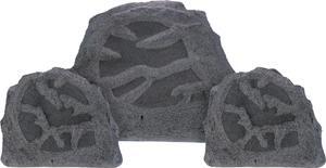 Sonance - MAGROCKS2.1 - Mag Series 2.1-Ch. Outdoor Rock Speaker System (Each) - Charcoal Gray Granite (MAGROCKS2.1)