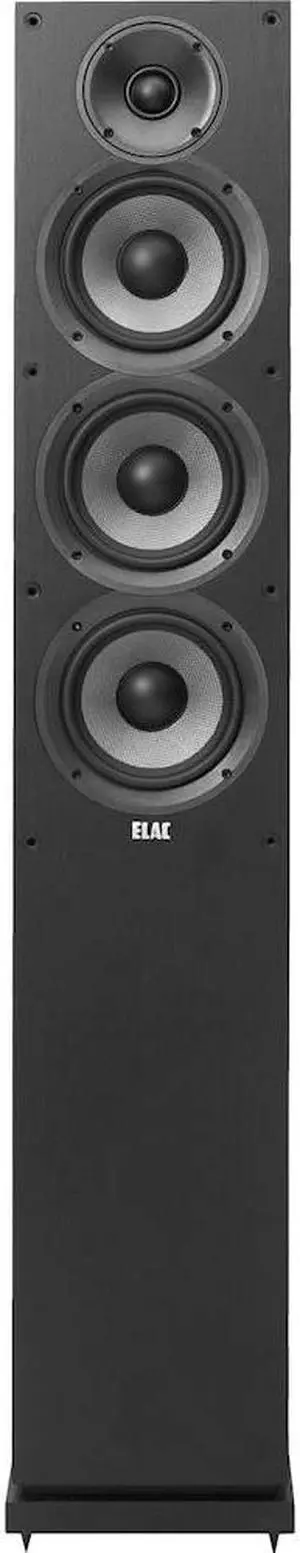ELAC - Debut 2.0 5-1/4" Floorstanding Speaker (Each) - Black (DF52-BK)