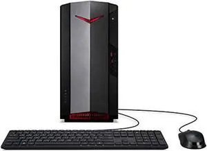 Acer Nitro 50 N50-620-UA91 Gaming Desktop | 11th Gen Intel Core i5-11400F 6-Core Processor | NVIDIA GeForce GTX 1650 | 8GB DDR4 | 512GB NVMe M.2 SSD | Intel Wi-Fi 6 AX201 | Keyboard and (DG.E2HAA.004)