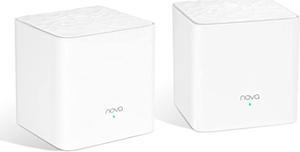 Tenda Whole Home Mesh WiFi System - Dual Band AC1200 Router Replacement for SmartHome,Works with  Alexa for 3000 sq.ft 3+ Room Coverage (MW3 2PK) (MW32PK)