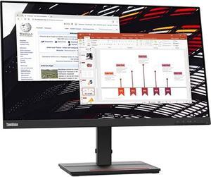 Lenovo ThinkVision S24e-20 23.8" Full HD WLED LCD Monitor - 16:9 - Raven Black - 24" Class - Vertical Alignment (VA) - 1920 x 1080-16.7 Million Colors - FreeSync - 250 Nit Typical - 4 ms  (62AEKAT2US)
