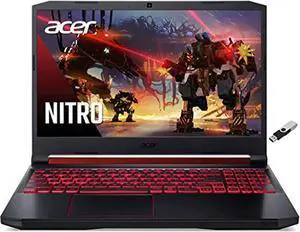 2021 Acer AN515 Nitro 5 Gaming Laptop 15.6" FHD 144 Hz IPS 10th Intel Core i5-10300H NVIDIA RTX 3050 4GB 12GB DDR4 256GB NVMe SSD + 1TB HDD Backlit Keyboard Win 10 Professional RATZK 3 (AN515-55-53E5)