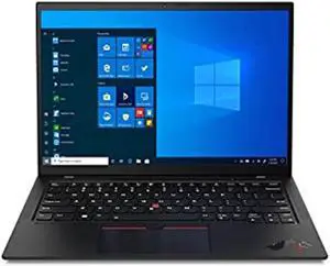 Latest Lenovo ThinkPad X1 Carbon Gen 9 14" FHD+ Ultrabook, 11th gen i7-1185G7, 16 GB DDR4,512 GB SSD, Intel Iris Xe Graphics, Fingerprint Reader, Win 10 Pro (20XW003KUS), Black