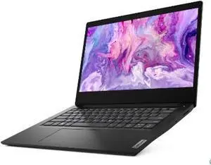 2020 Lenovo IdeaPad 3 14.0" HD LED Non-Touchscreen Laptop PC, Intel Pentium Gold 6405U Dual Core Processor, 4GB DDR4 RAM, 128GB SSD, HDMI, Webcam, WiFi, Bluetooth 5, Windows 10 S, Black