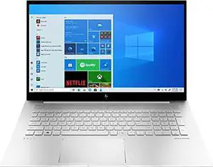 HP Envy 17.3" FHD Touch-Screen Laptop | Intel Core i7-1165G7 | Iris Xe Graphics | 32GB RAM | 1TB SSD | Backlit Keyboard | Fingerprint Reader | Windows 10 Home | Silver | with HDMI Cable Bundle