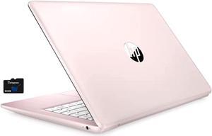 2021 HP Stream 14 inch Laptop, Intel Celeron N4020 Processor, 4GB RAM, 64GB eMMC, WiFi, Bluetooth, Webcam, HDMI, Windows 10 S with Office 365 for 1 Year + Fairywren Card (Rose Pink)