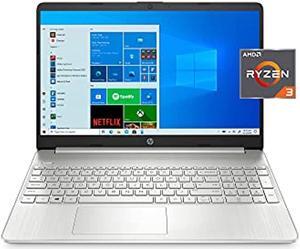 HP 15.6" Diagonal FHD Premium Laptop | AMD Ryzen 3 3250U | 8GB RAM | 256GBSSD | HDMI | Windows 10 in S Mode | Silver | with Microsoft Office Home Bundle