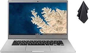 2021 New Samsung Chromebook 4 15.6? FHD Non-Touch Laptop for Business Student, Intel Celeron N4000, 4GB RAM, 32GB Storage, Webcam, WiFi, Chrome OS (Google Classroom Ready) + Oydisen Cloth