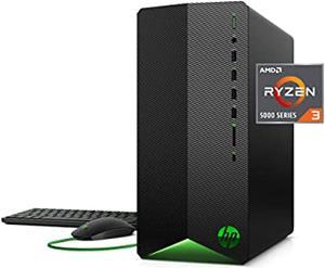 HP Pavilion Gaming PC, AMD Ryzen 3 5300G Processor, 8 GB RAM, 256 GB SSD, Windows 10 Home, Wi-Fi 5  and  Bluetooth 4.2 Combo, 9 USB Ports, Pre-Built Gaming PC Tower, Mouse and Keyboard ( (328K5AA#ABA)