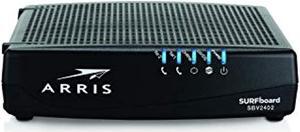 ARRIS Surfboard SBV2402 DOCSIS 3.0 Cable Modem, Certified for Xfinity Internet  and  Voice (Black) (SBV2402)