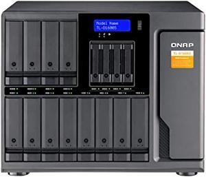 QNAP TL-D1600S 16 Bay SATA 6Gbps JBOD Storage Enclosure.PCIe SATA Interface Card (QXP-1600eS) Included (TL-D1600S)