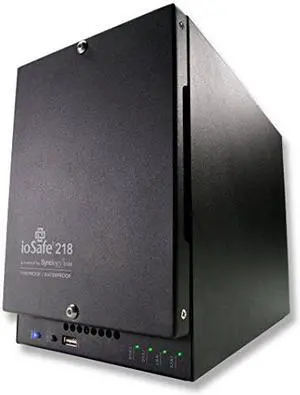 ioSafe 218-4TB1YR 218 Fireproof and Waterproof 2-Bay NAS (218-4TB1YR)