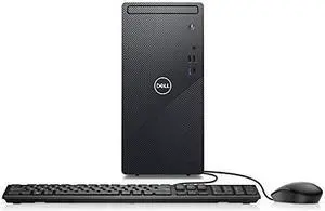 Dell Inspiron 3891 Compact Desktop Computer Tower - Intel Core i5-10400, 16GB DDR4 RAM, 256GB SSD + 1TB SATA HDD, Intel UHD Graphics 630 with Shared Graphics Memory, Windows 10H -  (i3891-5668BLK-PUS)
